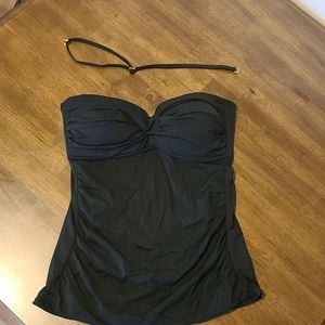 Black bathing suit top